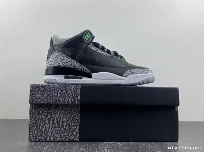 Kick Theory Jordan Glow Green Air 3 CT8532-031 0507